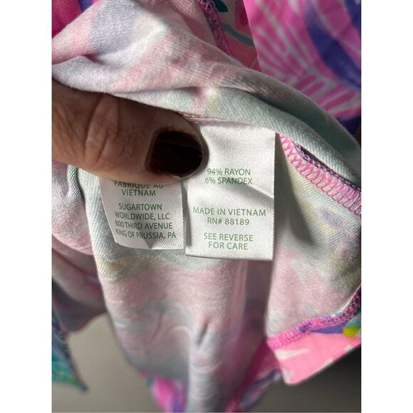 Lilly Pulitzer Ophelia Swing Dress "It Was All a Dream" Sz XXS PREPPY SUMMER VAC - Picture 3 of 5